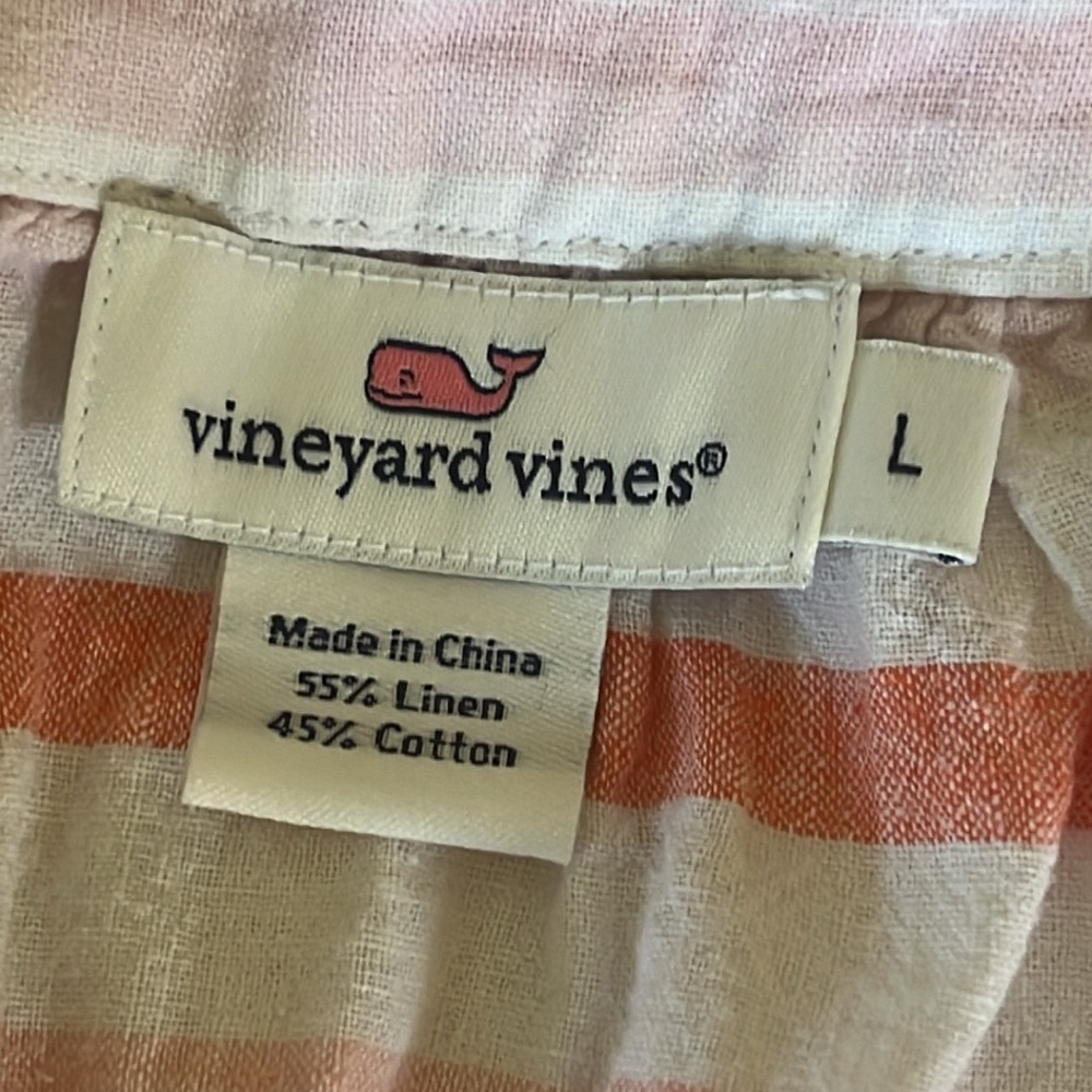Vineyard Vines Boho Top Size L - Picture 7 of 9
